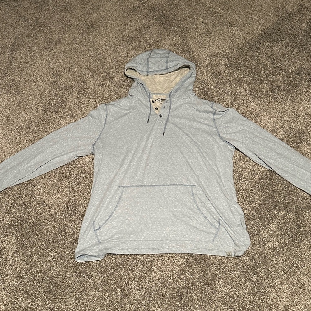 Men's Light Blue Summer Hoodie